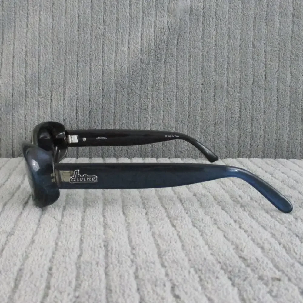 New Divine Eyewear Athena Blue / Smoke Sunglasses